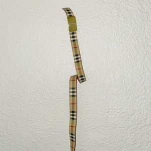 Womens authentic Burberry belt